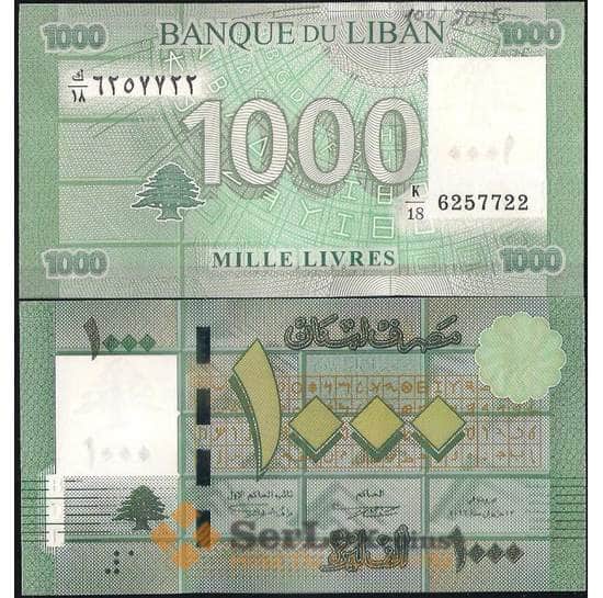 Ливан 1000 Ливров 2011-2016 Р90 UNC  арт. В00746
