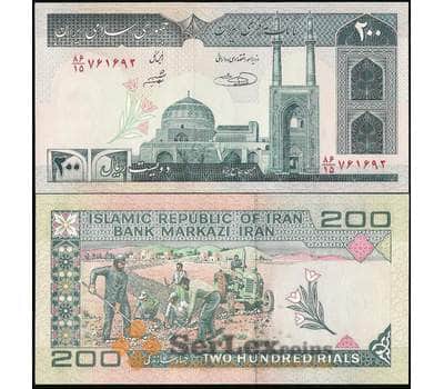 Банкнота Иран 200 риалов 1982 Р136 UNC  арт. В00720