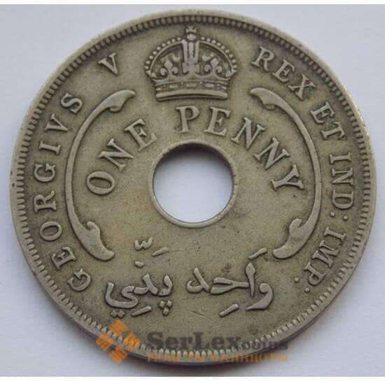 Британская Западная Африка 1 пенни 1928 КМ9 арт. С02531