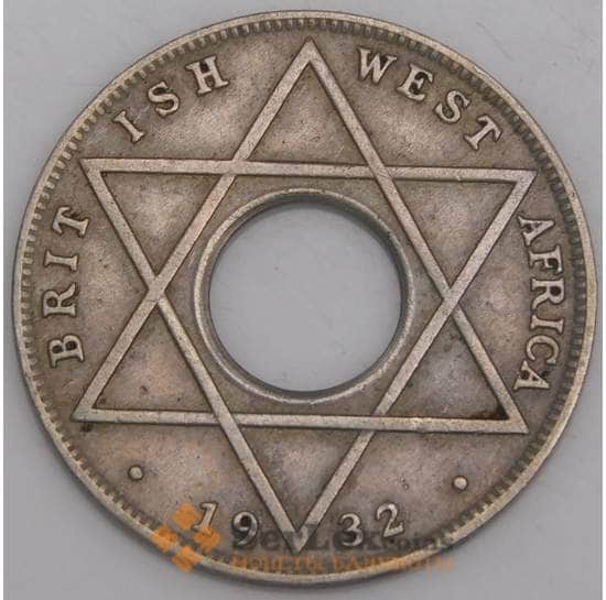 Британская Западная Африка монета 1/10 пенни 1932 КМ7 XF арт. С02533