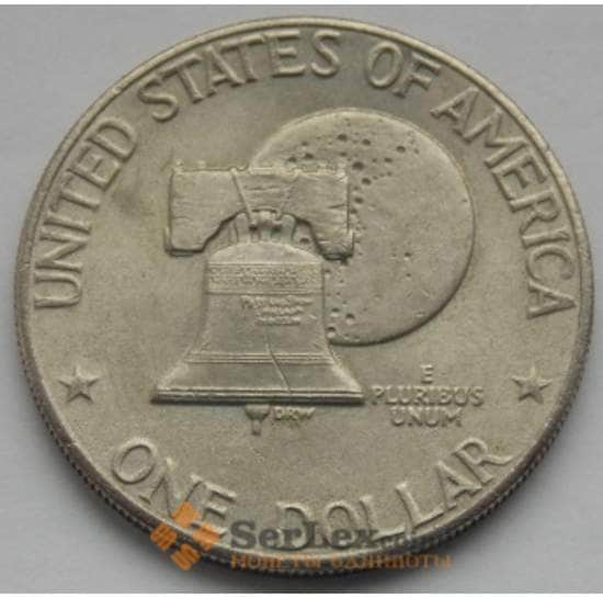 США 1 доллар 1976 КМ206 XF Колокол  арт. С02564