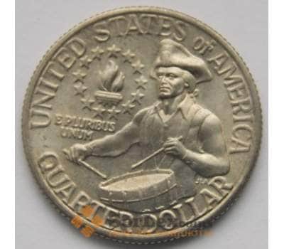 Монета США 25 центов 1976 Барабанщик КМ204 UNC арт. С02563