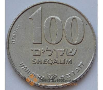 Монета Израиль 100 шекелей 1985 КМ146 Ханнука арт. С02634