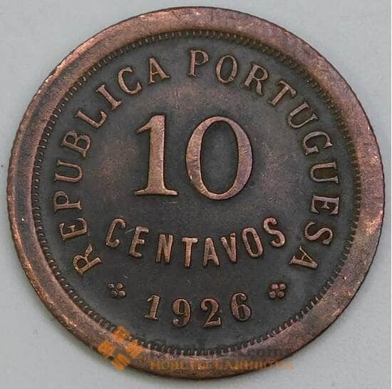 Португалия 10 сентаво 1926 КМ573 XF арт. 56084 Португалия 10 сентаво 1926 КМ573 XF арт. 56084
