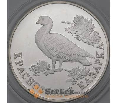 Монета Россия 1 рубль 1994 Proof Красная книга - Казарка арт. 30237