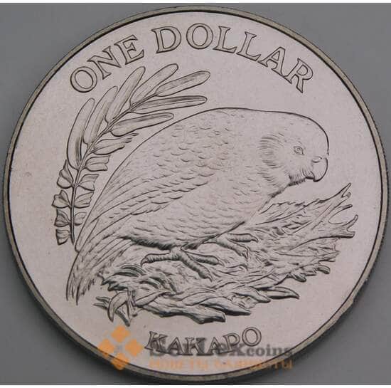 Новая Зеландия 1 доллар 1986 КМ57 UNC Какапо арт. 49252