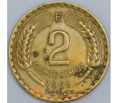 Чили 2 сентесимо 1965 КМ193 VF арт. 57733