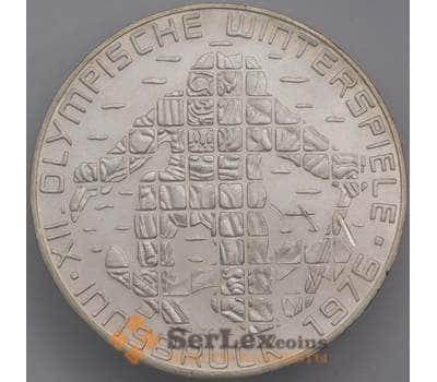 Монета Австрия 100 шиллингов 1975 КМ2928 UNC Олимпиада 1976 Лыжник арт. 39544