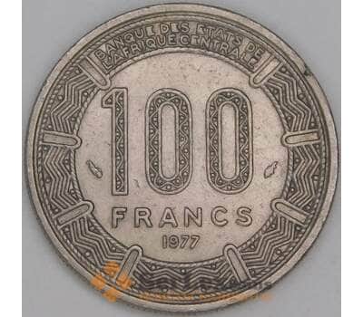 Габон монета 100 франков 1975 КМ13 VF арт. 49949