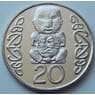 Новая Зеландия 20 центов 1999-2006 КМ118 aUNC арт. 7119