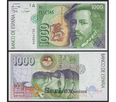 Испания банкнота 1000 песет 1992 Р163 UNC арт. 48367