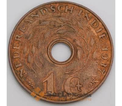 Нидерландская Восточная Индия 1 цент 1937 КМ317 ХF  арт. 46293