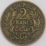 Тунис 2 франка 1924 КМ248 XF арт. 40129