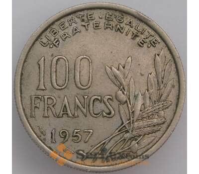 Монета Франция 100 франков 1957 КМ919 XF арт. 39804