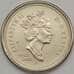 Монета Канада 10 центов 2002 КМ447 UNC 50 лет правления (J05.19) арт. 18729