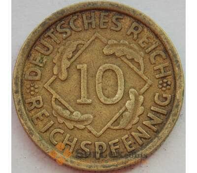 Монета Германия 10 пфеннигов 1929 А КМ40 VF (J05.19) арт. 15073