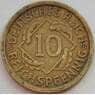 Германия 10 пфеннигов 1929 А КМ40 VF (J05.19) арт. 15073