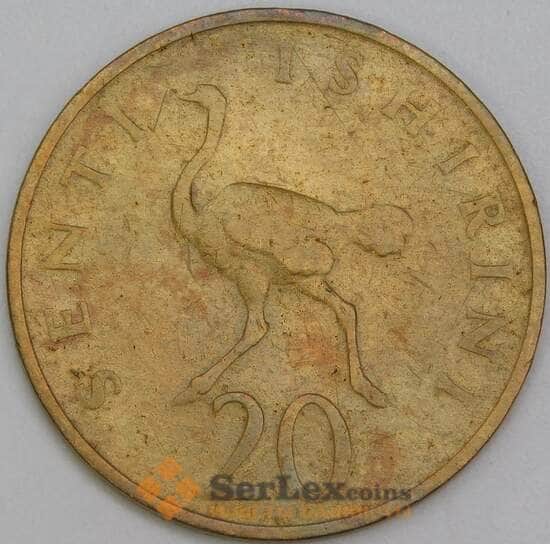 Танзания 20 сенти 1966 КМ2 VG арт. 55146 Танзания 20 сенти 1966 КМ2 VG арт. 55146