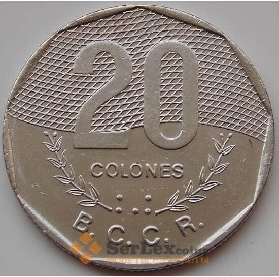 Коста-Рика 20 колонов 1994 КМ216.3 AU арт. 8230