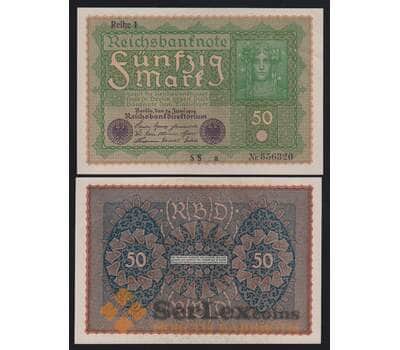 Германия 50 марок 1919 Р66(1) aUNC арт. 53990