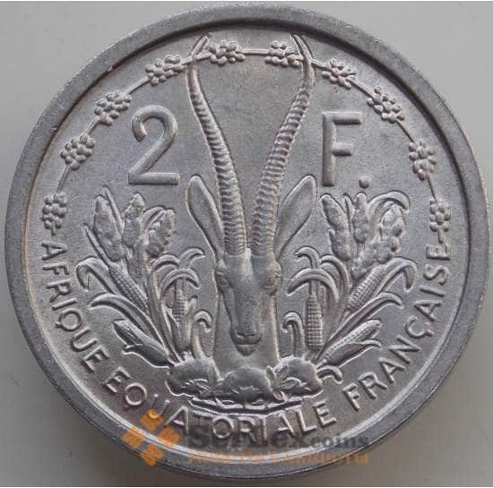 Французская Западная Африка 2 франка 1948 КМ4 BU арт. 14571