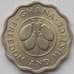 Монета Гана 2 1/2 песева 1967 КМ14 UNC (J05.19) арт. 16877