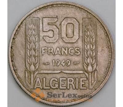 Алжир 50 франков 1949 КМ92 XF арт. 55159