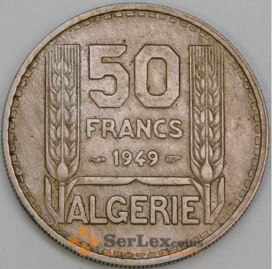 Алжир 50 франков 1949 КМ92 XF арт. 55159 Алжир 50 франков 1949 КМ92 XF арт. 55159