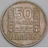 Алжир 50 франков 1949 КМ92 XF арт. 55159