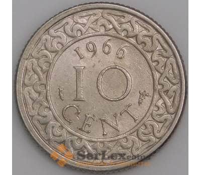 Суринам монета 10 центов 1966 КМ13 AU арт. 47630