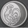 Россия 3 рубля 2005 Proof Год Петуха арт. 29794