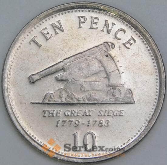 Гибралтар 10 пенсов 2007 КМ1082 XF арт. 56476 Гибралтар 10 пенсов 2007 КМ1082 XF арт. 56476