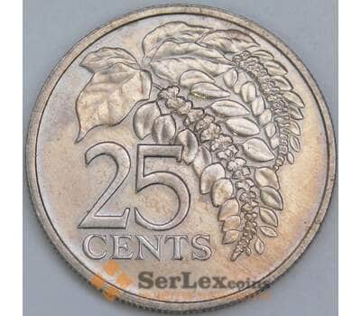 Тринидад и Тобаго 25 центов 1981 КМ32 XF арт. 57537