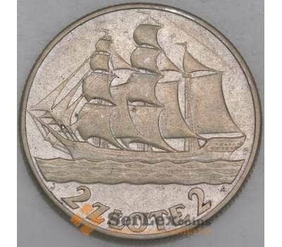 Монета Польша 2 злотых 1936 Y30 15 лет морскому порту Гдыня арт. 36630