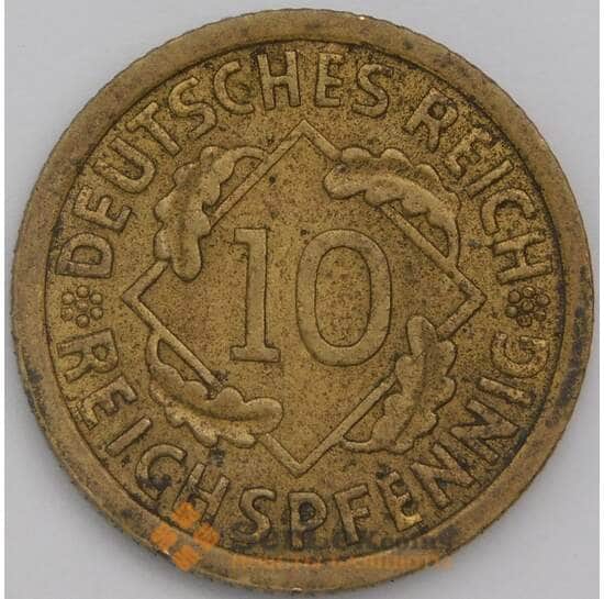 Германия 10 пфеннигов 1936 А КМ40 XF арт. 38945