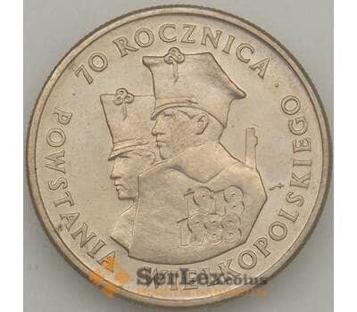 Монета Польша 100 злотых 1988 aUNC Y182 Восстание  арт. 18958