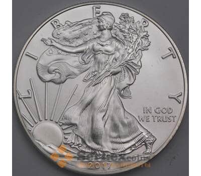 США монета 1 2017 КМ273 BU Шагающая свобода арт. 43106