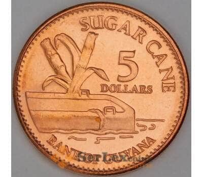 Гайана 5 долларов 2012 КМ51 UNC  арт. 54086