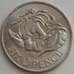 Монета Замбия 6 пенсов 1964 КМ1 aUNC арт. 14516