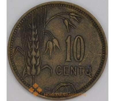 Литва 10 центов 1925 КМ73 VF арт. 53322