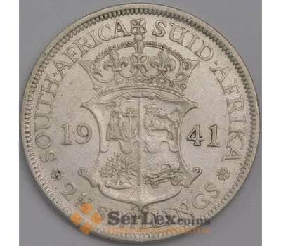Южная Африка ЮАР монета 2 1/2 шиллинга 1941 КМ30 VF арт. 42123