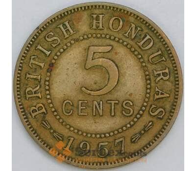 Гондурас Британский 5 центов 1957 КМ31 VF арт. 57201