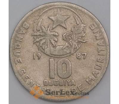 Мавритания монета 10 угий 1987 КМ4 VF арт. 44770