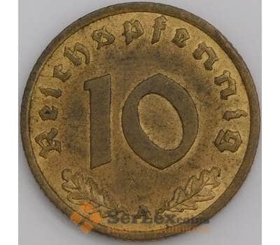 Германия монета 10 пфеннигов 1939 А КМ92 AU арт. 47664