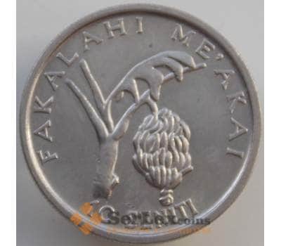 Монета Тонга 10 сенити 1981 КМ69 AU ФАО арт. 14058