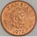 Замбия 1 нгве 1972 КМ9 UNC арт. 56386