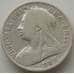 Монета Великобритания 1/2 кроны 1896 КМ782 F арт. 11940