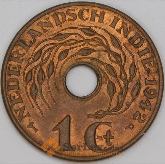 Нидерландская Восточная Индия 1 цент 1942 Р КМ317 aUNC арт. 46294