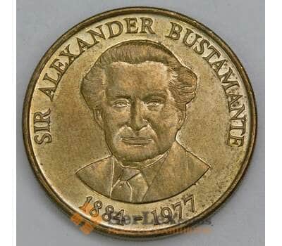 Ямайка 1 доллар 1993 КМ145а AU арт. 56119