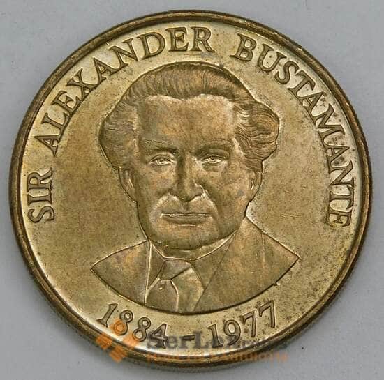 Ямайка 1 доллар 1993 КМ145а AU арт. 56119 Ямайка 1 доллар 1993 КМ145а AU арт. 56119